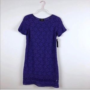 Laundry by Shelli Segal Purple Lace NWT